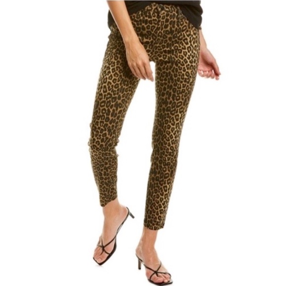 BLACK Orchid LA leopard print Gisele skinny jeans 24 - Picture 1 of 16